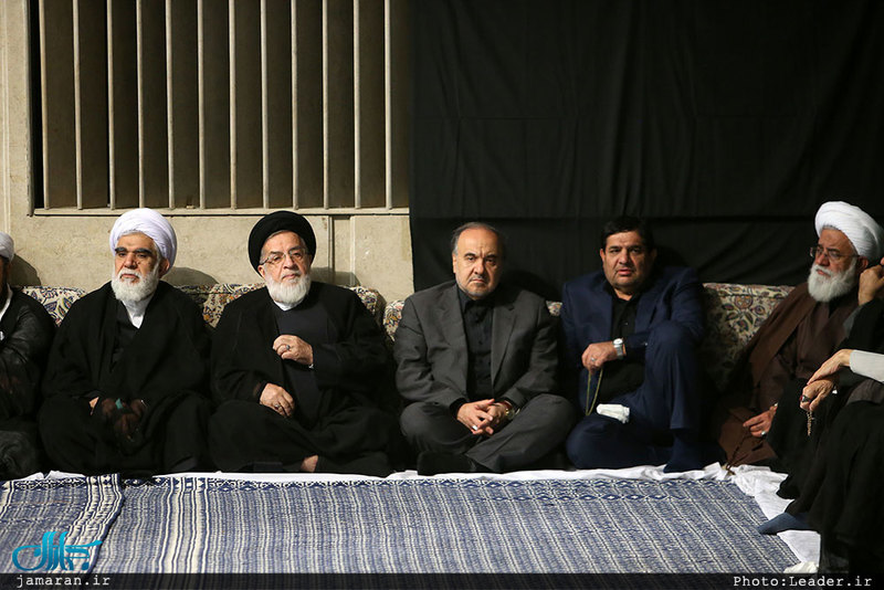 آخرین شب مراسم عزاداری حضرت اباعبدالله الحسین(ع) با حضور رهبر معظم انقلاب