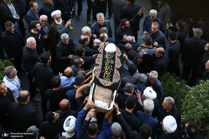 مراسم تشییع پیکر حجت الاسلام و المسلمین علی اصغر رحمانی خلیلی