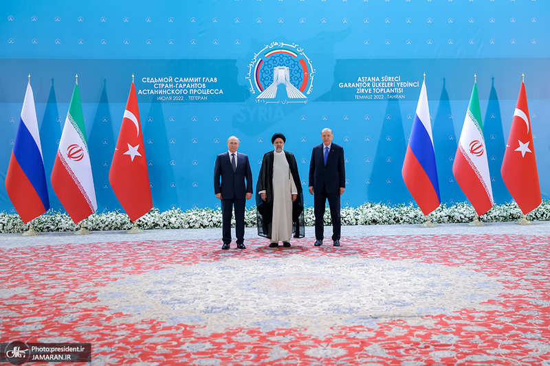 نشست رئیسی، پوتین و اردوغان