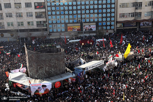 حضور میلیون ها تهرانی در تشییع پیکر مطهر سردار قاسم سلیمانی - 3