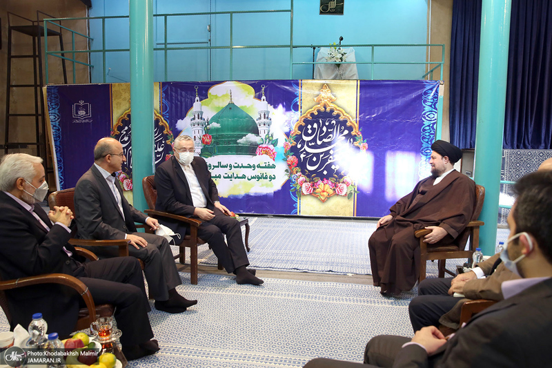 دیدار مفتی اعظم و سفیر کرواسی در ایران با سید حسن خمینی