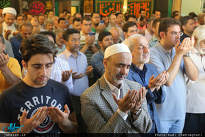 اقامه نماز عید سعید فطر به امامت آیت الله العظمی جوادی آملی در روستای احمدآباد