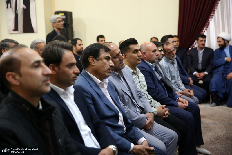 دیدار رئیس و جمعی از اعضای شورای عالی‌ استان‌ها با سید حسن خمینی