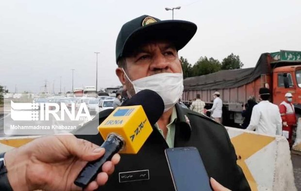 فرمانده انتظامی خوزستان: تردد بین شهری در استان کاهش یافت
