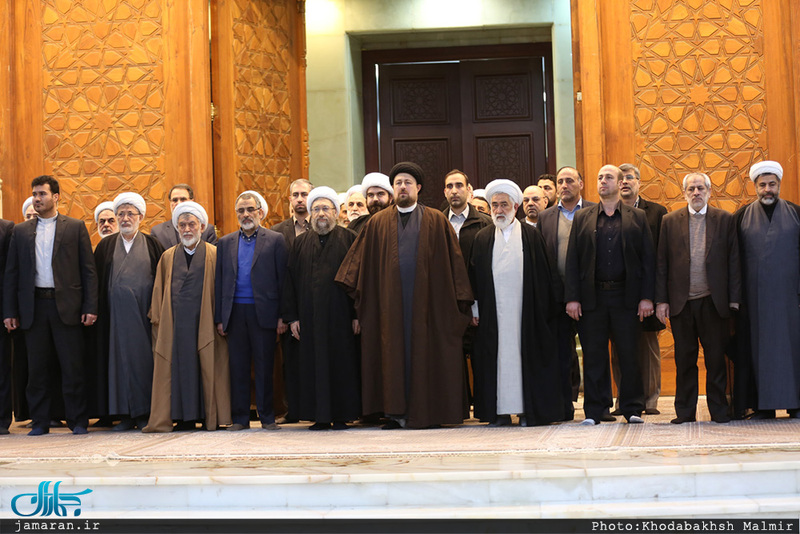 تجدید میثاق رئیس قوه قضائیه و مسئولان عالی قضایی با آرمان‌های امام خمینی(س) 