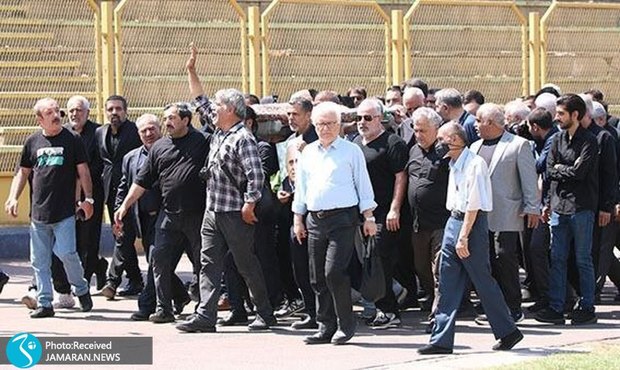 تصاویر| تشییع پیکر داریوش مصطفوی رئیس اسبق فدراسیون فوتبال