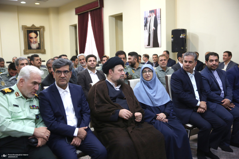 دیدار رئیس و مدیران سازمان حفاظت محیط زیست با سید حسن خمینی