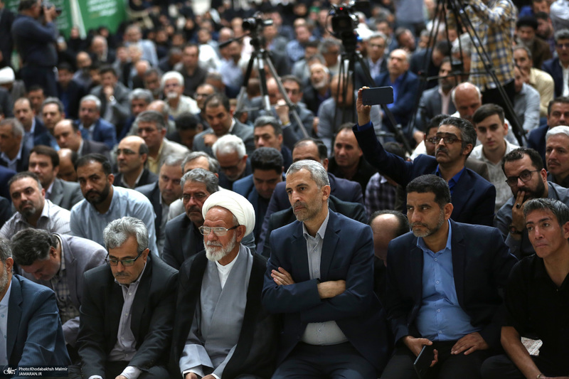 مراسم تجدیدمیثاق دانشگاهیان با آرمان‌های امام خمینی (س)