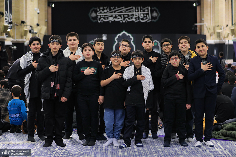 آخرین شب مراسم عزاداری حضرت فاطمه‌زهرا (س) در حسینیه امام خمینی