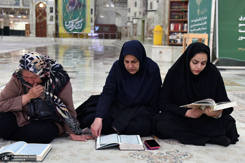 محفل انس با قرآن در حرم مطهر امام خمینی(س)