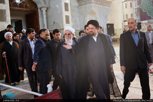 مراسم احیاء شب بیست و یکم ماه مبارک رمضان درحرم مطهر امام خمینی (س) 