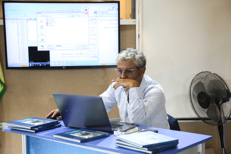 غرفه موسسه تنظیم و نشر آثار امام خمینی(س) در بیست و هفتمین نمایشگاه بین‌المللی قرآن کریم