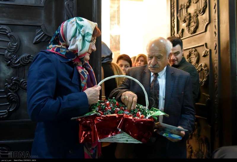 آغاز سال نو در کلیسای سرکیس مقدس تهران