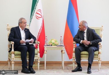 مذاکرات خصوصی پزشکیان و نخست وزیر ارمنستان