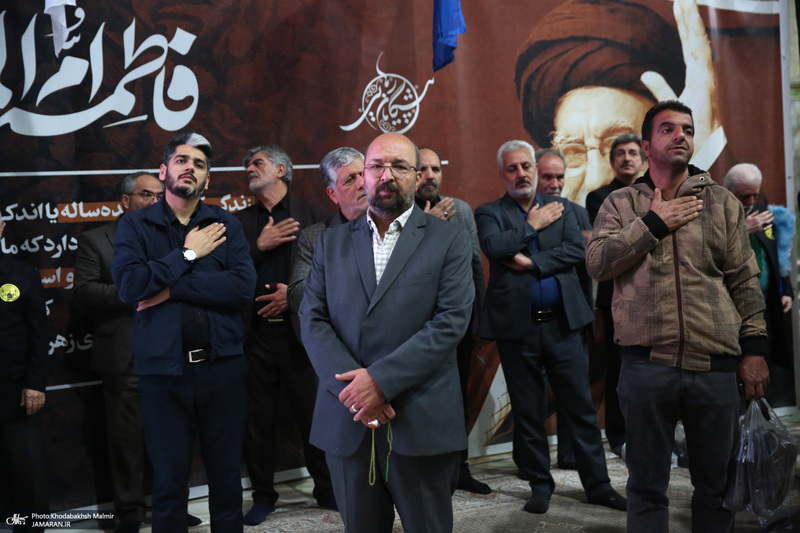 مراسم عزاداری شب شهادت حضرت زهرا(س) در حرم امام خمینی(ره) برگزار شد