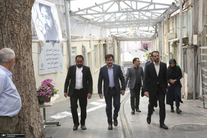 دیدار آقای عبدالکریم حسین‌زاده معاون رئیس جمهور با سید حسن خمینی