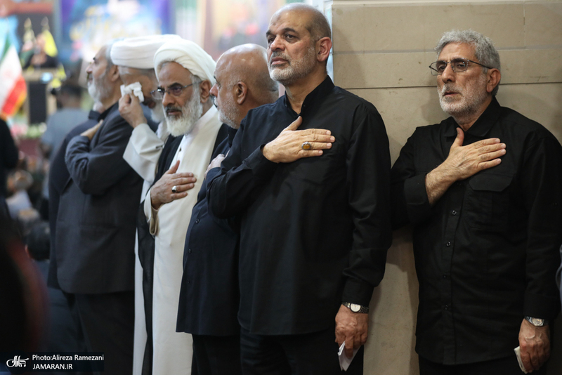 مراسم چهلمین روز شهادت سپهبد حسین سلامی