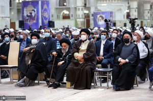مراسم دوازدهمین سالگرد رحلت همسر گرامی امام و بیست و هفتمین سالگرد ارتحال سید احمد خمینی (ره)