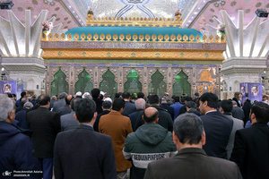 تجدید میثاق رئیس، اساتید و کارکنان دانشگاه تهران با آرمان های امام خمینی (س)