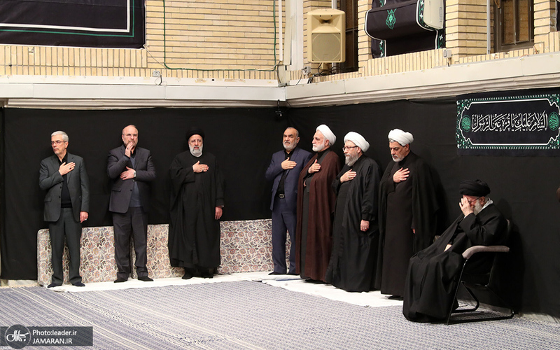 مراسم عزاداری شب شهادت حضرت فاطمه‌زهرا (س) در حسینیه امام خمینی