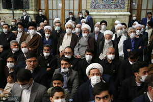 سخنرانی رهبر معظم انقلاب در اجتماع زائران و مجاوران حرم مطهر رضوی