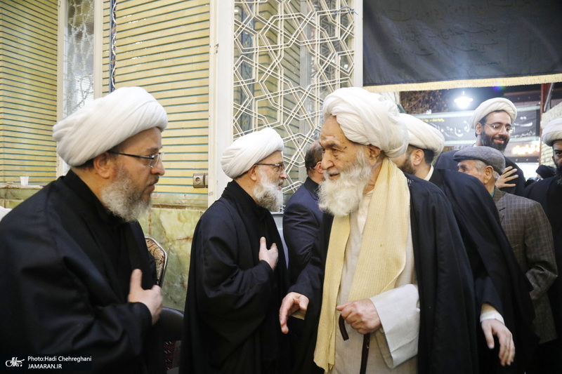 مراسم بزرگداشت همسر آیت الله العظمی وحید خراسانی در قم‎