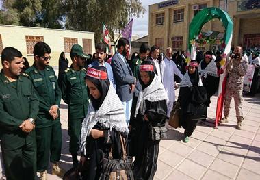 اعزام 144 نفر از دانش آموزان دختر ایرانشهری به مناطق عملیاتی جنوب کشور