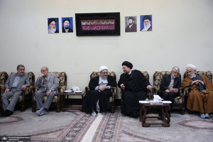 حاشیه تجدید میثاق رییس و اعضای مجمع تشخیص مصلحت نظام با آرمان‌های امام خمینی