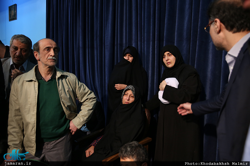 مراسم وداع با پیکر آیت الله هاشمی رفسنجانی(ره) در حسینیه جماران