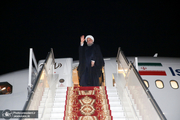 رئیس جمهور روحانی ایروان را به مقصد تهران ترک کرد