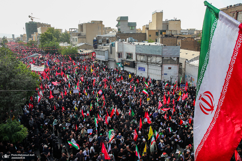 مراسم تشییع پیکر مطهر رهبر شهید انقلاب در تهران -3