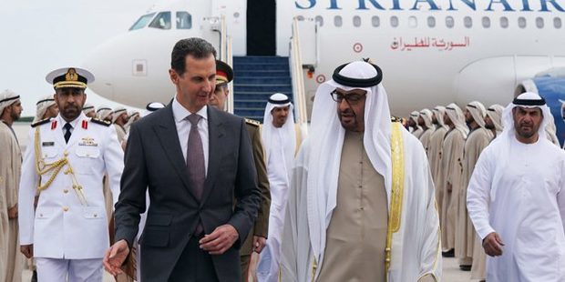 سفر بشار اسد و همسرش به امارات+عکس