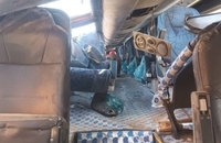 تصاویری از اتوبوسی که امروز در جاده دماوند  به ته دره رفت (2)