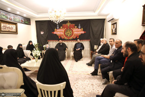حضور سیدحسن خمینی در منزل شهیدان طهرانچی