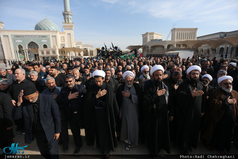  عزاداری شهادت حضرت علی ابن موسی الرضا(ع) در حرم مطهر حضرت معصومه(س)