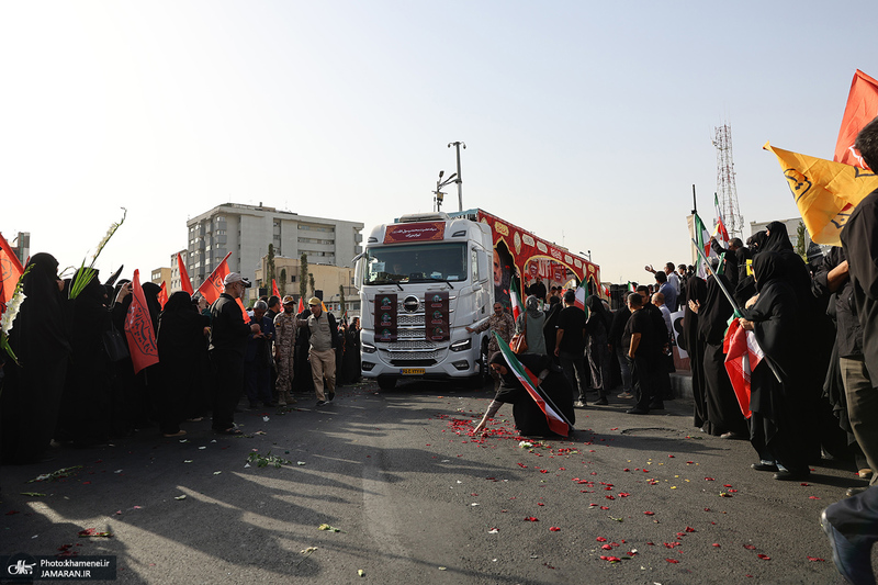 مراسم تشییع شهدای جنگ تحمیلی رژیم صهیونیستی در تهران-4