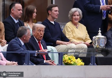 عکس| ترامپ میهمان ویژه جدال آلکاراس و سینر در فینال یواس اوپن