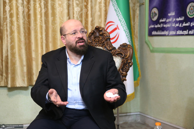 حضور سید حسن خمینی در دفتر نمایندگی جنبش مقاومت اسلامی فلسطین (حماس)