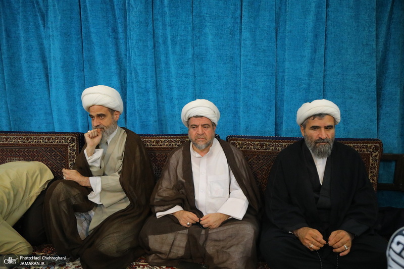 مراسم ترحیم آیت الله العظمی محفوظی (ره) در مسجد رفعت قم