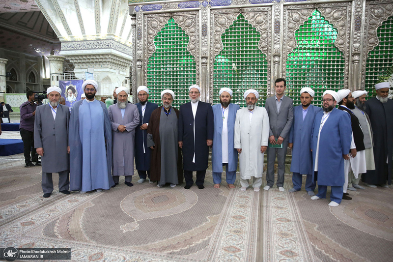 تجدید میثاق میهمانان سی و ششمین کنفرانس بین المللی وحدت اسلامی‎‎ با آرمان های امام خمینی (س)