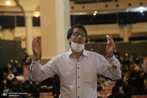 مراسم احیا شب بیست و سوم ماه مباررک رمضان در مصلای قدس قم