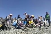 صعود کوهنوردان نابینا به قلعه ۴۱۵۲ متری سرکچال ۲