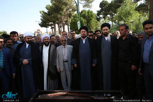 مراسم تشییع پدر حجت الاسلام و المسلمین علی اکبر آشتیانی