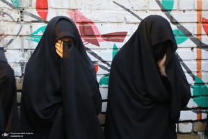 دسته عزاداری شهادت حضرت علی (ع) با حضور آیت‌الله العظمی وحید خراسانی