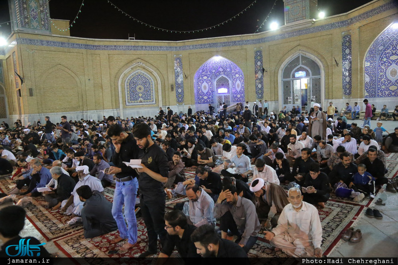 مراسم احیای شب نوزدهم ماه مبارک رمضان در حرم مطهر حضرت معصومه(س)