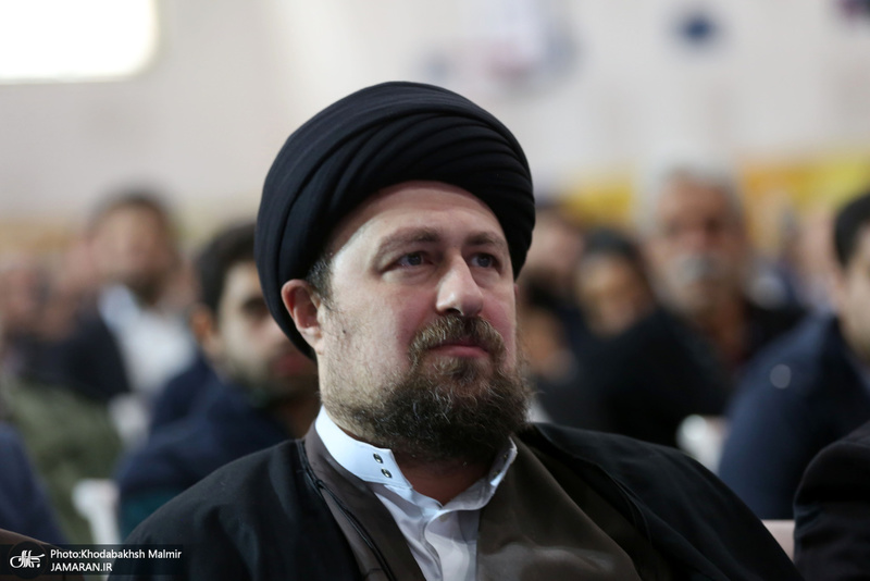 حضور سید حسن خمینی در آیین نامگذاری مجموعه ورزشی استاد کهندل