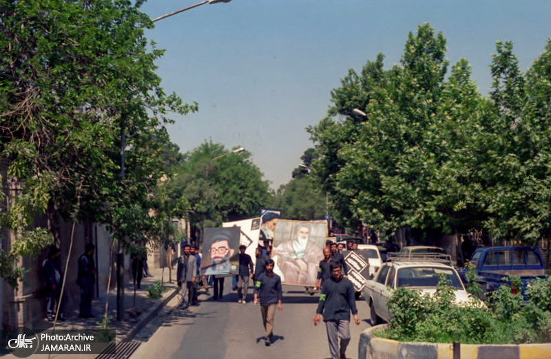 تصاویر منتشر نشده از بیعت جهادگران جهاد سازندگی با رهبر معظم انقلاب در سال 68