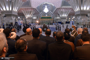 تجدید میثاق رئیس و نمایندگان مجلس شورای اسلامی با آرمان‌های امام خمینی(س)