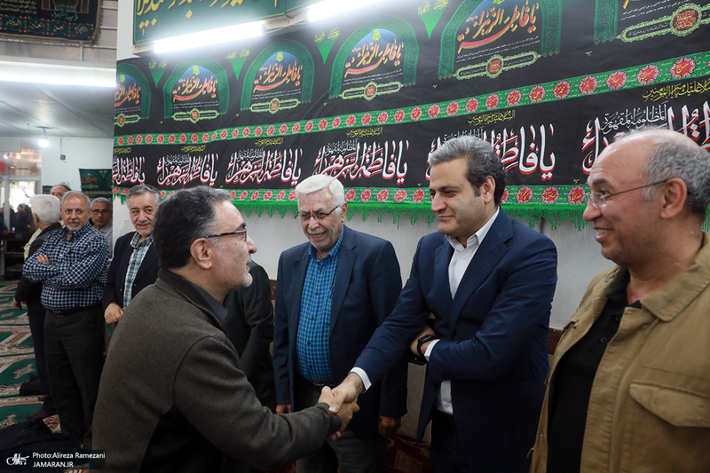 مراسم تشییع برادر سید مصطفی تاجزاده