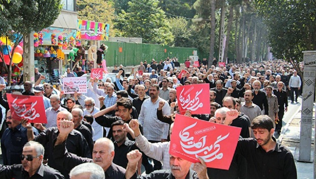 مردم البرز عهدشکنی و دشمنی آمریکا را محکوم کردند